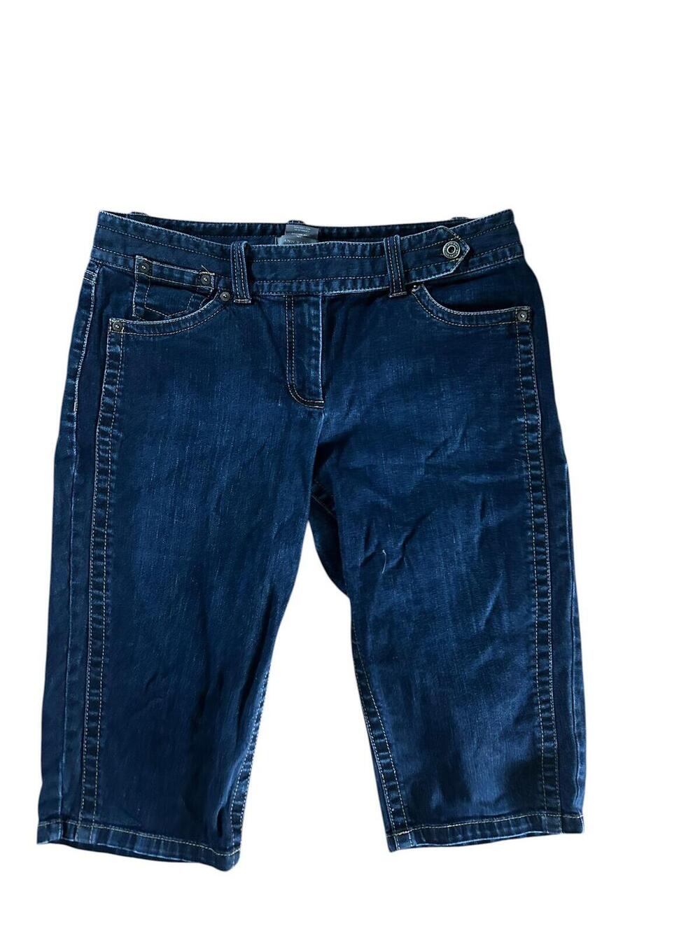 Ann Taylor Capri Jeans Low Rise Cropped Denim Size 10 Y2K
